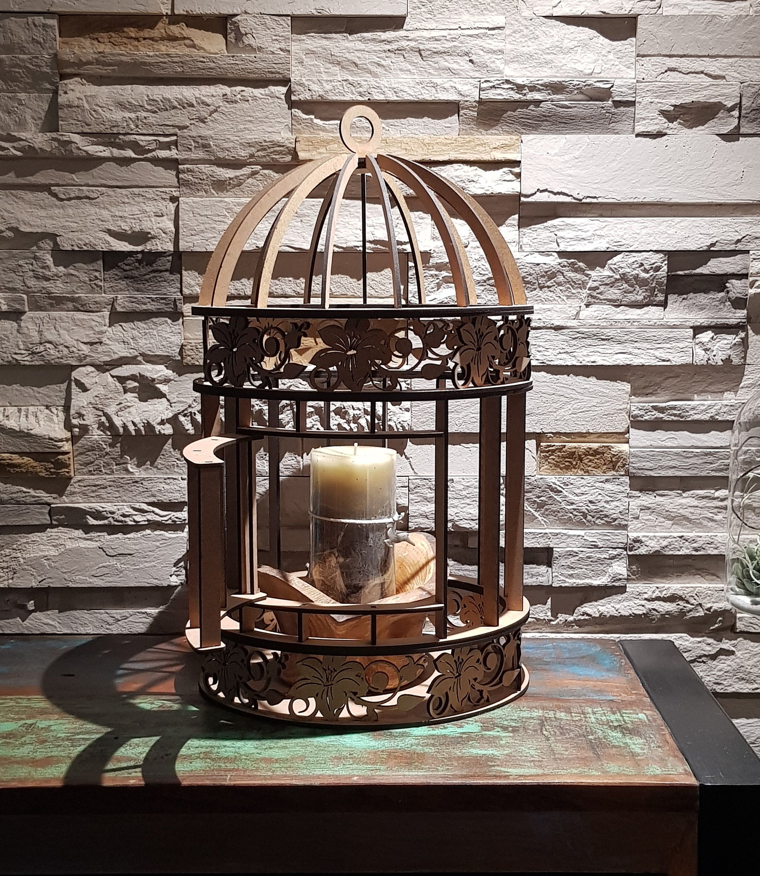 Cage Oiseaux en Bois