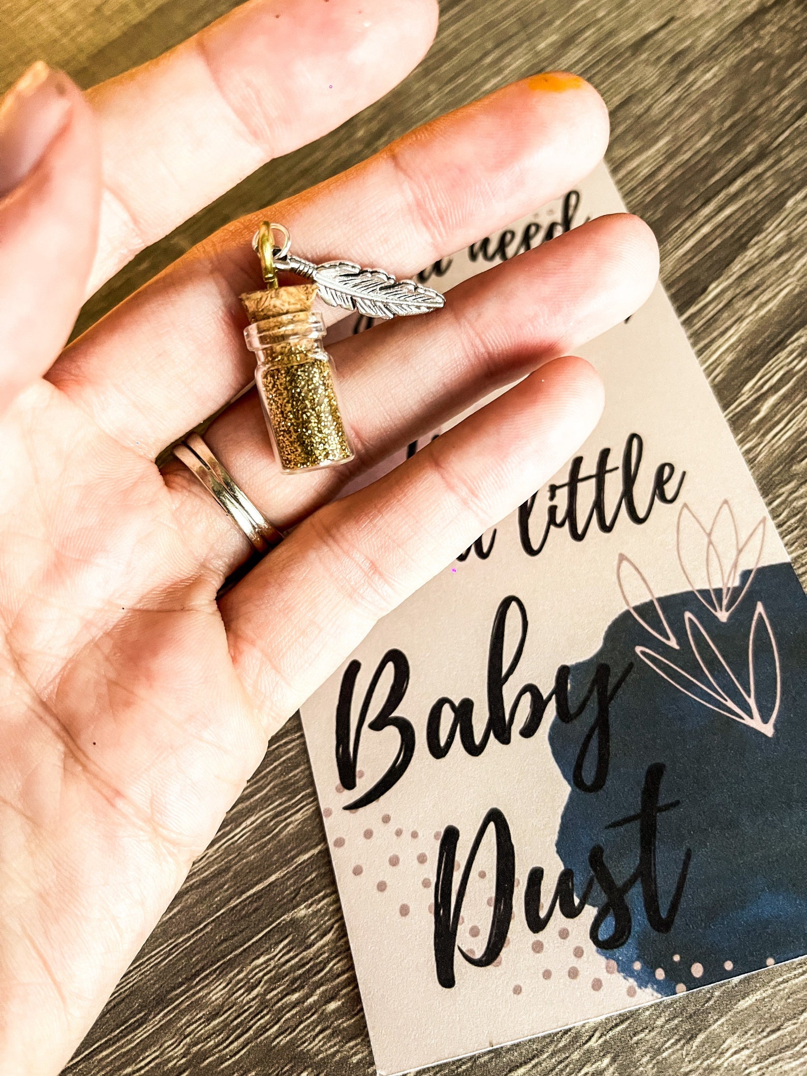 Baby dust pregnancy pregnant baby announcement Etsy