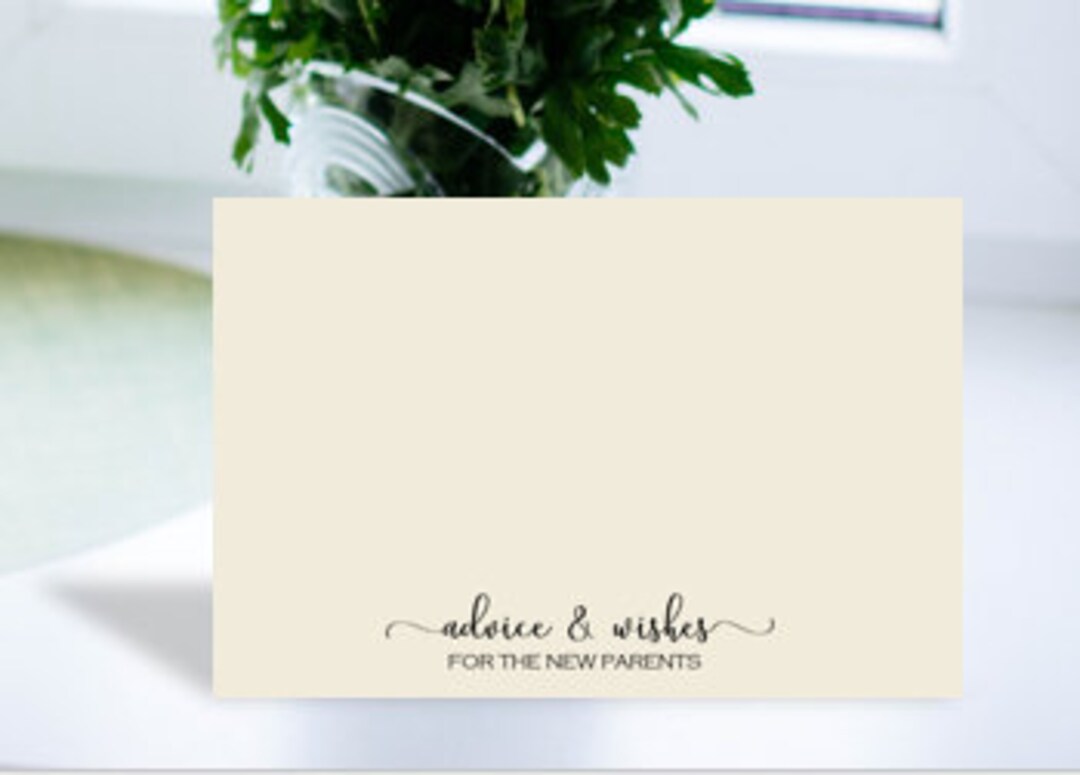 advice-cards-for-new-parents-wishes-cards-for-new-baby-etsy