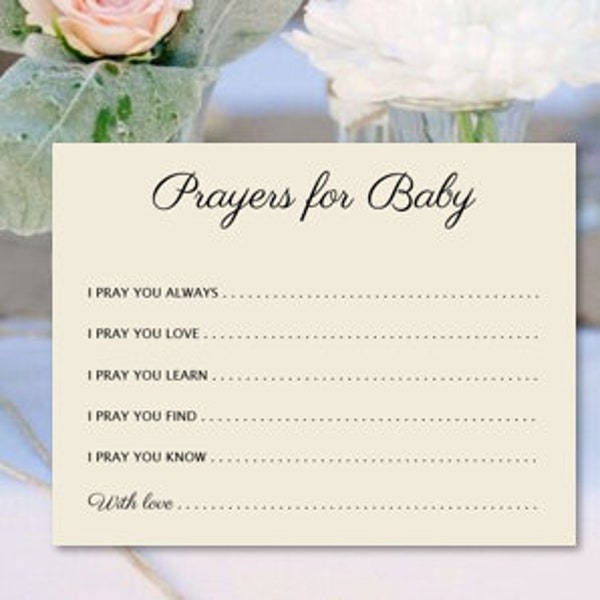 Prayers for Baby - Etsy
