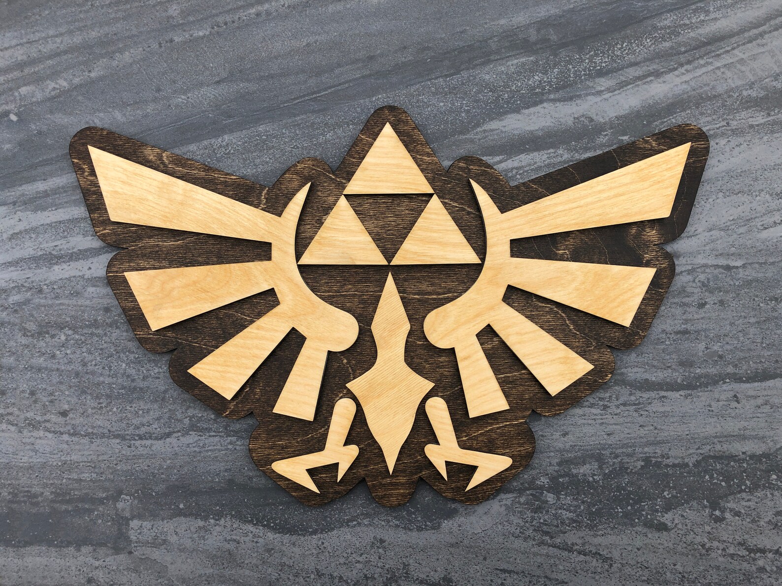Zelda Triforce Wood Sign Etsy