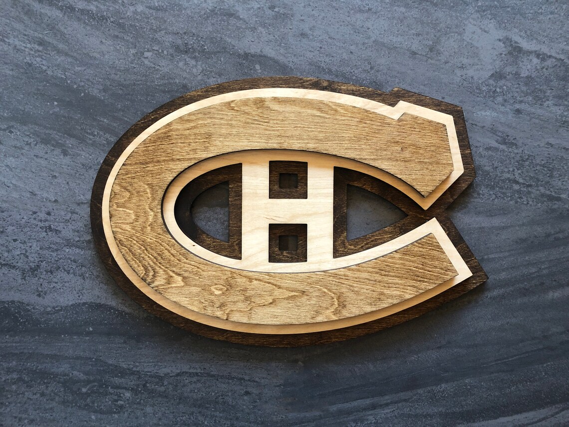 Montreal Canadiens Habs Wood Sign Etsy