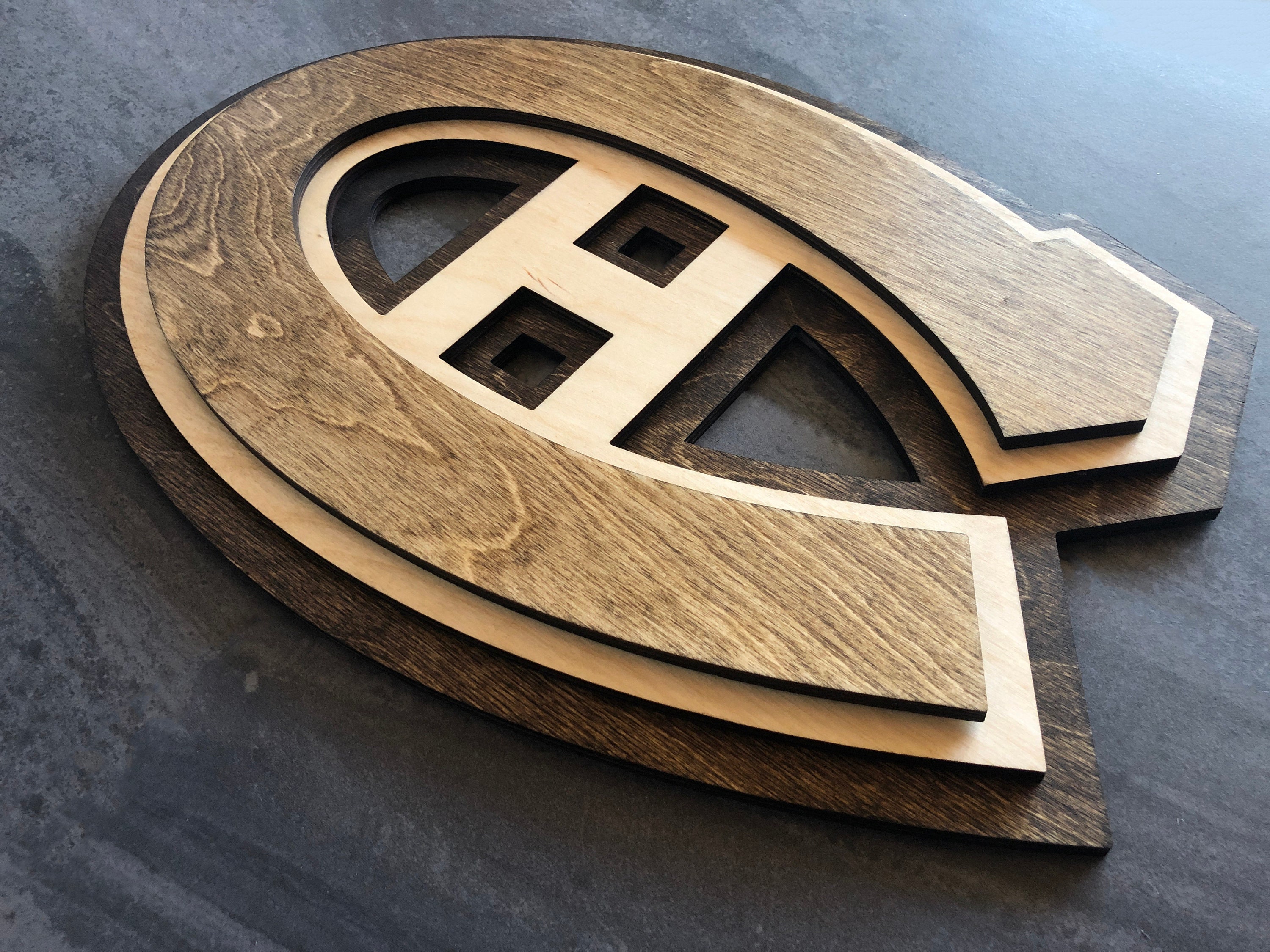 Montreal Canadiens Habs Wood Sign Etsy Canada