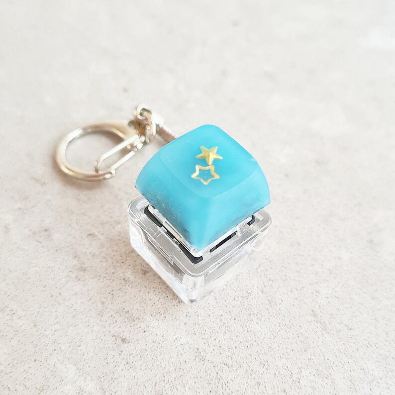 Keycab PREMIUM Artisan Mechanical Keycap Keyring Combo SUPER - Etsy