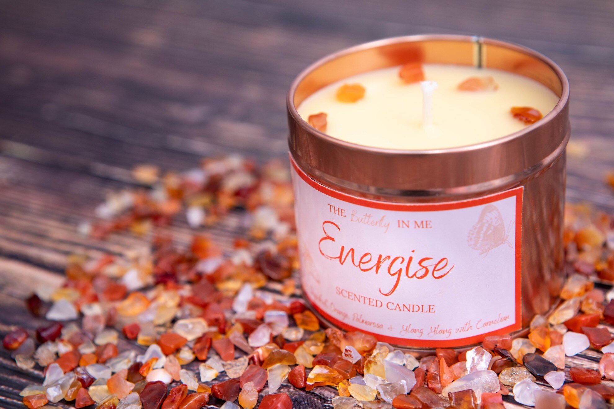 Aromatherapy Candle With Energising Blend of Essential Oils Etsy UK
