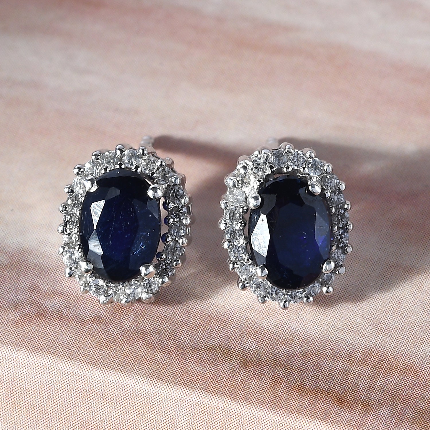Pear Aquamarine and Diamond Halo Stud Earrings – Park City Jewelers