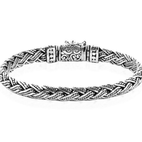 925 Sterling Silver Bracelets Bali Silver Bracelet Snake Chain Etsy