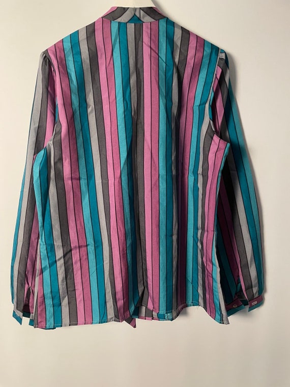 VTG. Jerrie Lurie Collectibles Striped Blouse - image 6