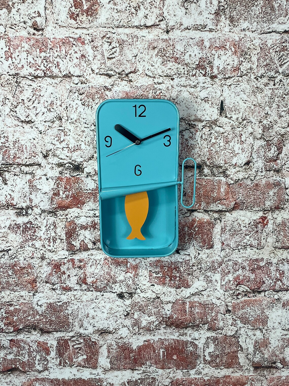 Sardine Tin Wall Clock Pendulum Clock Novelty Quirky Decor Etsy UK