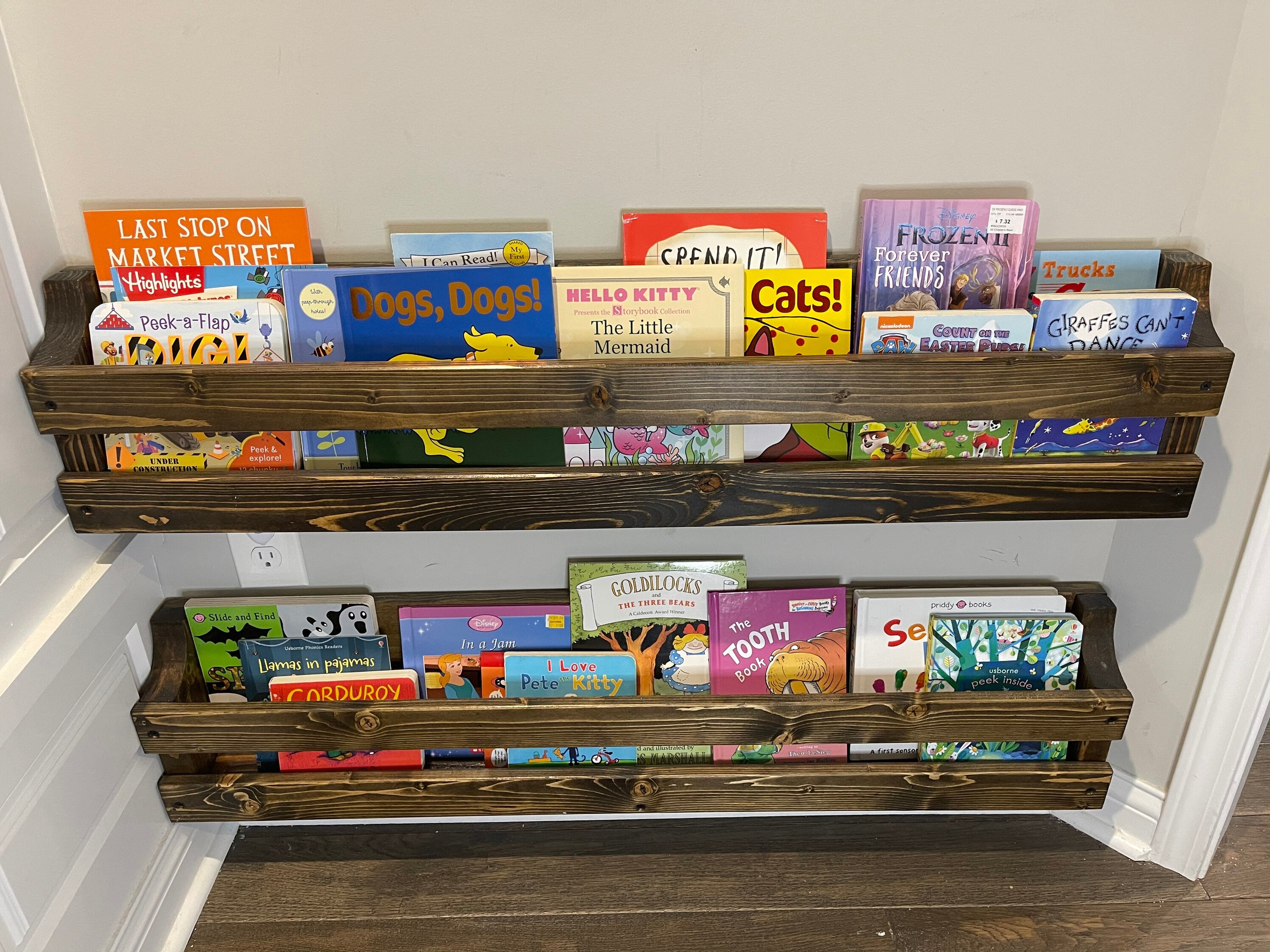 36 Childrens Bookshelves Floating Shelves Kids Book Shelf Etsy