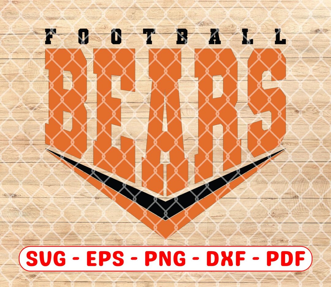 Perth Bears Vector File Bears Football Svg, Eps, Png, Dxf, Pdf, for Cricut and Sublimation ...