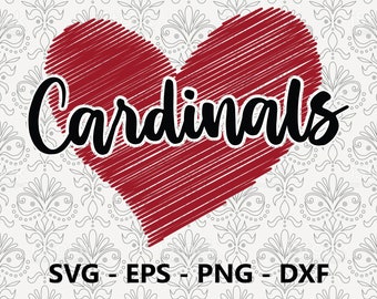 カーディナルス フットボール ラブ svg、eps、png、dxf、pdf、レイヤード ファイル、シルエット クリカットと昇華の準備完了、Svg ファイル