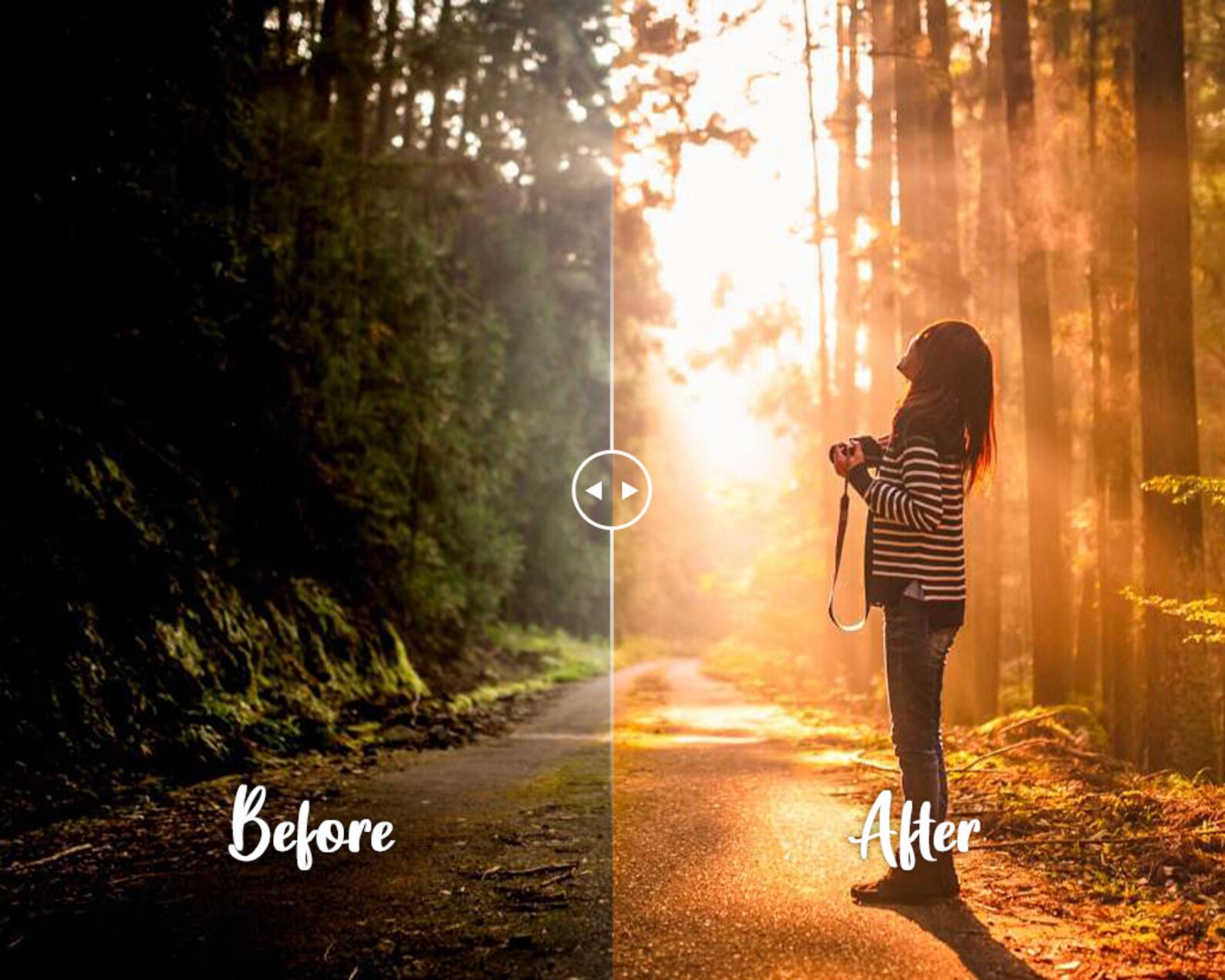 10 Sunset Lightroom Presets Golden Hour Presets Vibrant Etsy