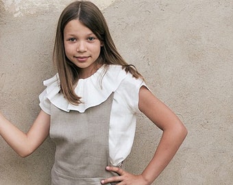 Big Collar Blouse - Etsy