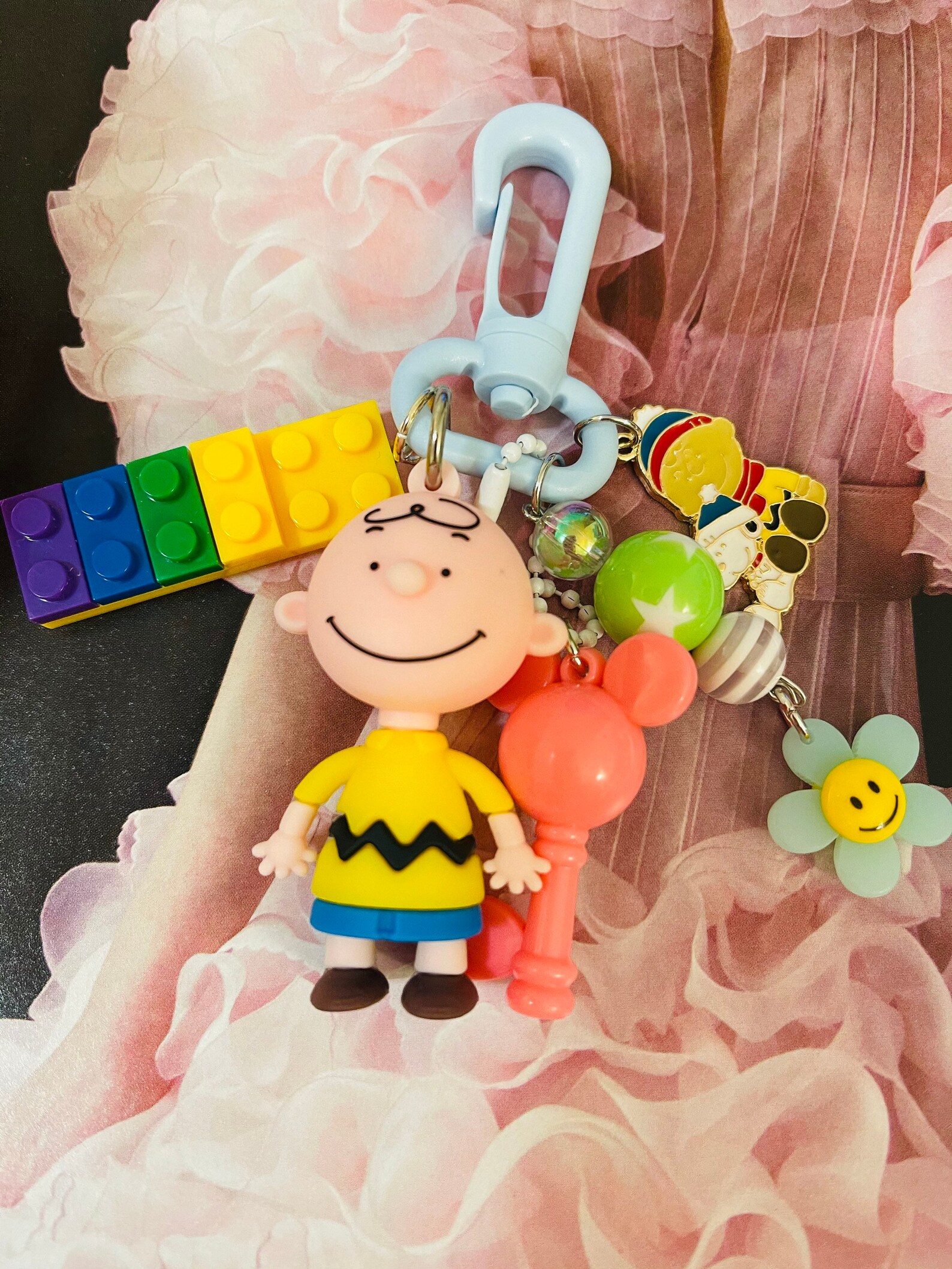 Llavero Snoopy Charlie Brown Bag Charm& Key Chain Etsy España