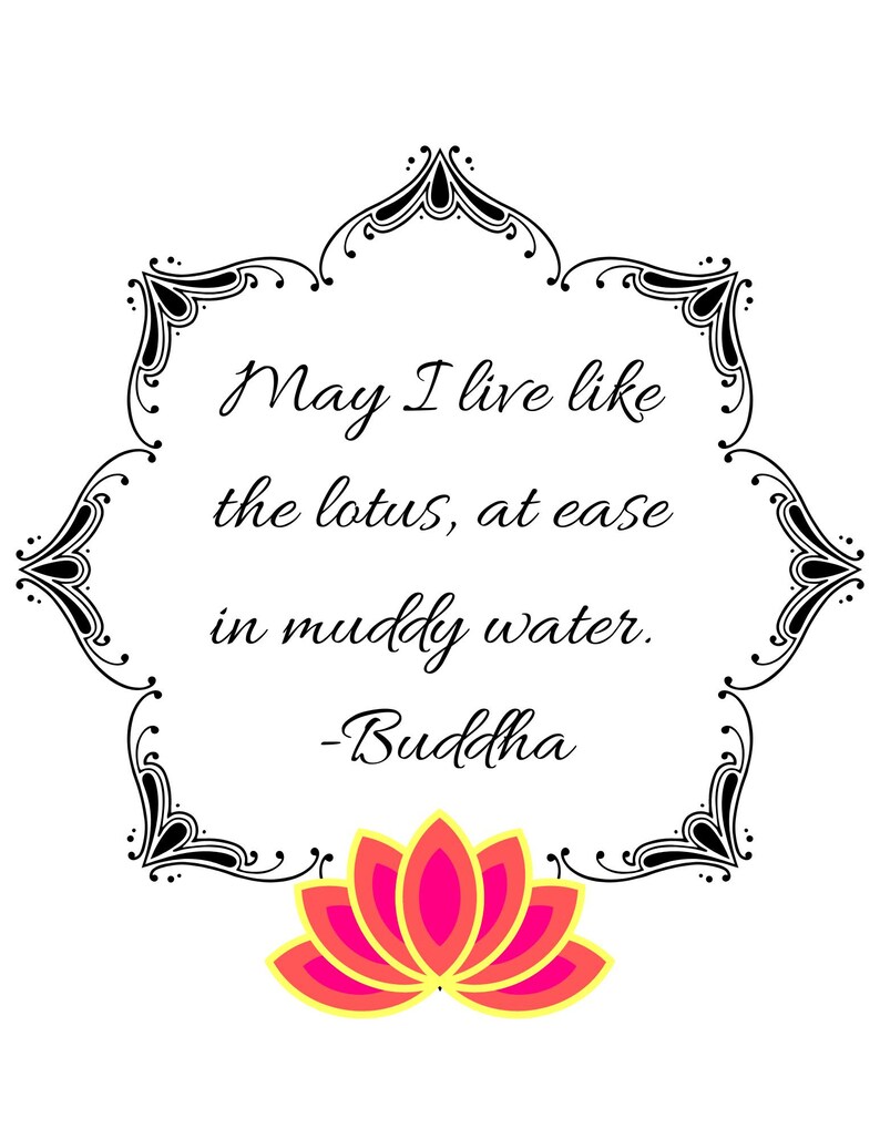 Lotus Flower Wall Art Print - Etsy