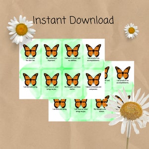 Affirmation und Positivität Card Deck - PDF Print