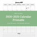 Rhonda Page reviewed Printable Calendar 2021 | January 2021 - December 2021 Printable Calendar Template | printable calendar monthly planner