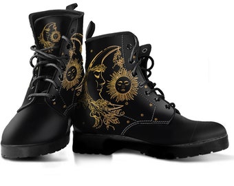 Black gold combat best sale boots