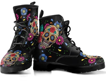 sugar skull doc martens