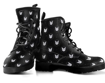 womens black cat boots