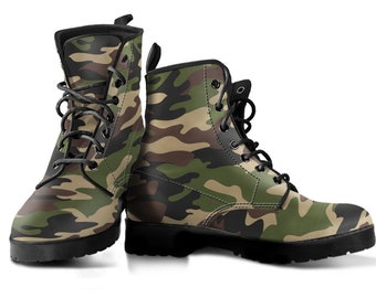 camouflage booties