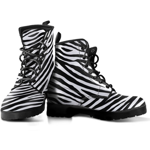 zebra print booties
