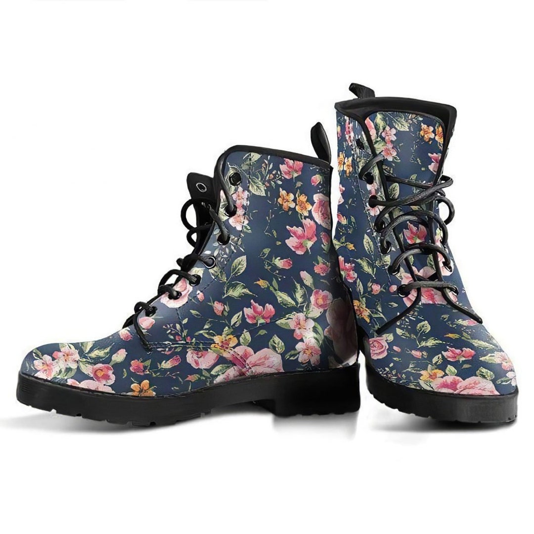 Poppy Floral Print Women's Boots