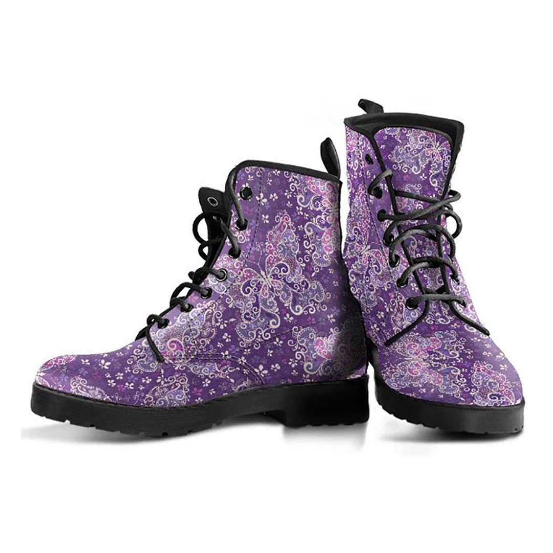 Butterflies Women's Leather Boots