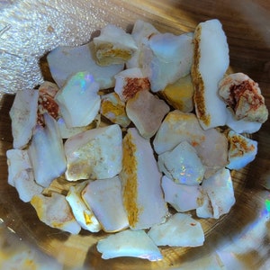 93cts Multicolor Coober Pedy Rough Parcel, Australian Opal, Cutters Grade