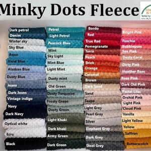 Minky Dimple Dots Fleece Fabric nippy fleece , soft minky dots