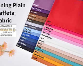Lining Plain Taffeta  Fabric