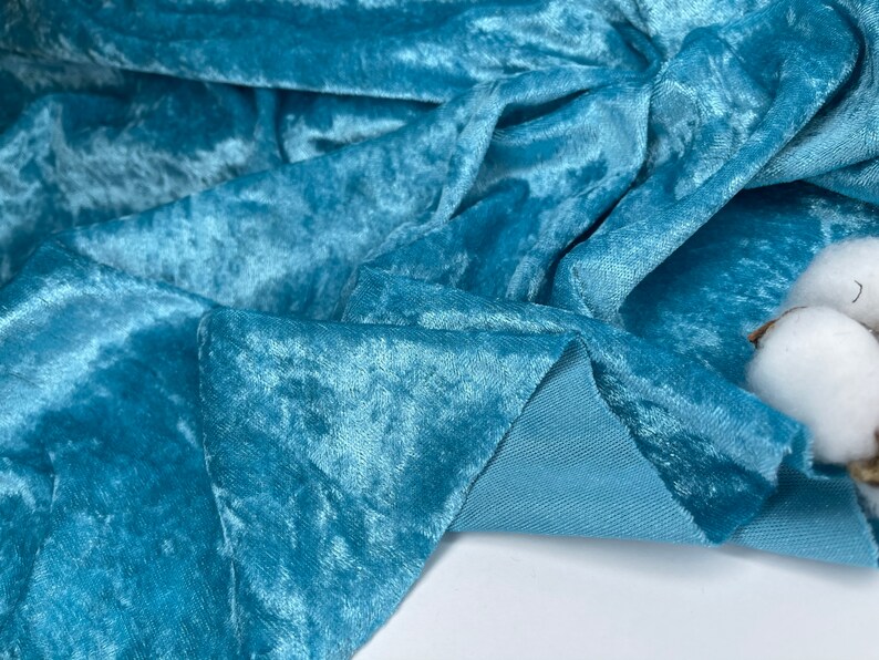 Crushed Velvet Fabric Panne Velour Fabric 100 Polyester Etsy Canada