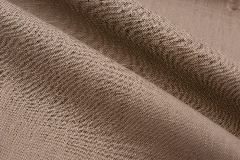 7 oz met enzymen gewassen 100% linnen stof OEKO-Tex gecertificeerd - GK-6523 Perfect voor alle soorten kleding, interieurdecoratie, gordijnen afbeelding 15