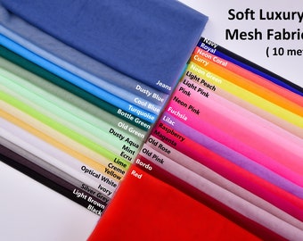 Soft Luxury Tulle / Mesh Fabric, Extra Soft Tulle for Skirts, Tutu , Bridal, Veils , Gowns, tulle Suitable Dance| Bridal wear, Width 160cm