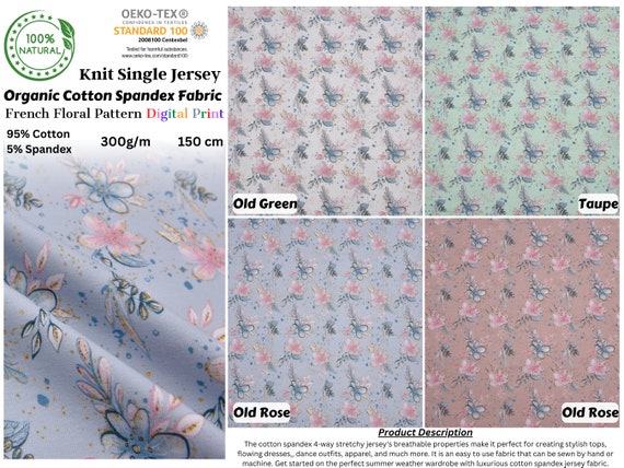 Jersey Digital Roses - European Import - Oeko-Tex® - Taupe Jersey Digital Roses - European Import - Oeko-Tex® - Taupe
