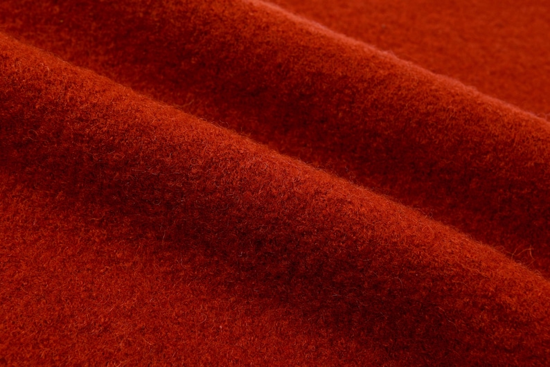 100% Boiled Wool Fabric / Washed & Premium Boiled wool image 3