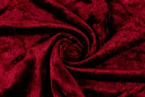 Red Panne Velvet Fabric