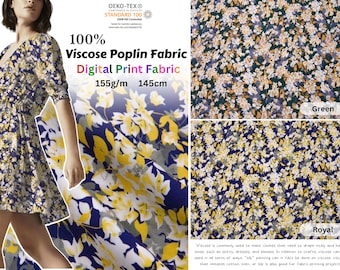 Viscose Poplin Fabric Digital Prints 3/3