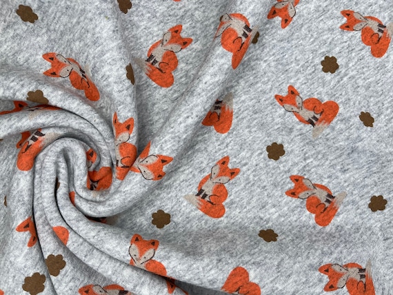 Alpine Fleece Fabric, Sweatshirt Fabric, Hoodie Fabric , Sweater Fabric ,  Cotton Fabric , Fleece Fabric , With Fur -  UK