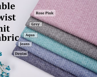 Cable Sweater Knit/Cable Twist Knit Fabric - 7293 ,  sweater  fabric, clothes fabric , winter fabric, coat fabric, sewing fabric