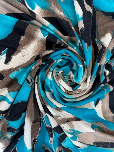 Polyester Single Jersey Knit Printed Fabric Etsy