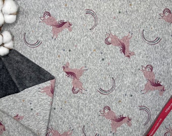 Tejido polar alpino de unicornio, tejido para sudadera, tejido para sudadera con capucha, tejido para suéter, tejido de algodón, tejido polar, con pelo