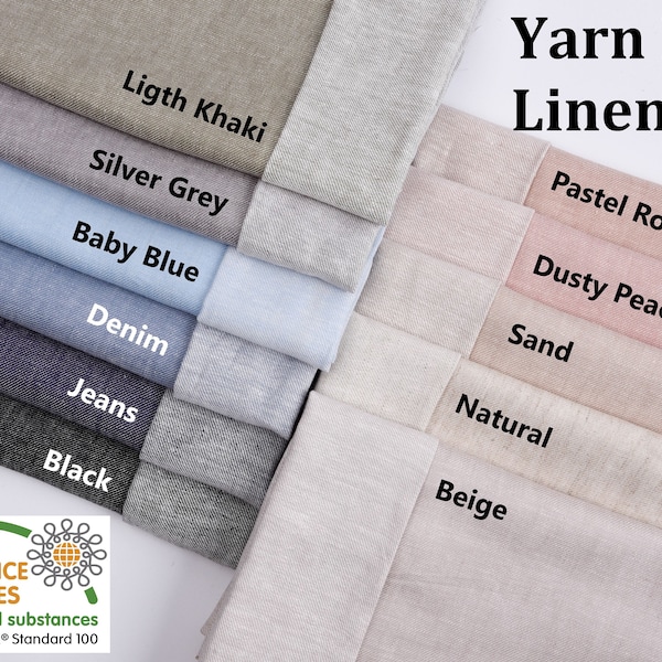 Linen Yarn Dyed Twill Fabric - 6159, Yarn Dyed Linen, Plain Woven Fabric