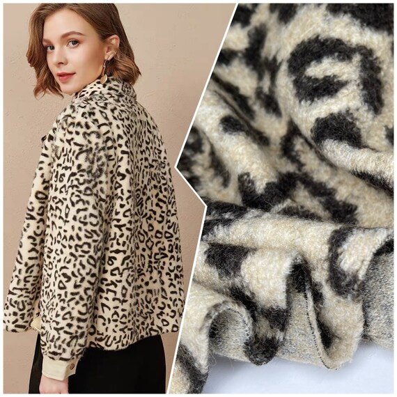 100% Boiled Wool Printed Leopard Print Fabric Wool Coating - Etsy 100% Boiled Wool Printed Leopard Print Fabric Wool Coating - Etsy