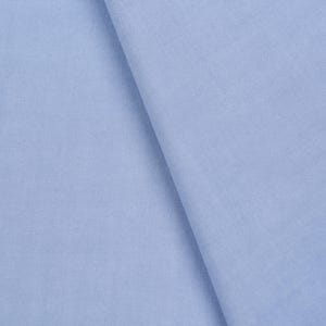 May include: A close-up of a light blue fabric with a smooth texture.