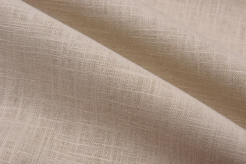 7 oz met enzymen gewassen 100% linnen stof OEKO-Tex gecertificeerd - GK-6523 Perfect voor alle soorten kleding, interieurdecoratie, gordijnen afbeelding 16