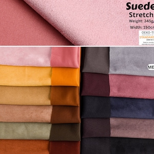 Suede Knit Stretch Fabric