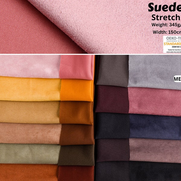 Suede Knit Stretch Fabric