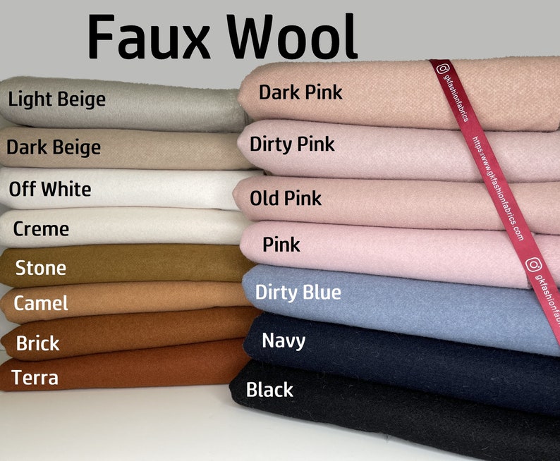 Woolen Fabric 14112020, Faux Wool Fabric, Coat Fabric, Autumn Winter Fabric, Sewing Fabric, Apparel Fabric,wool-like fabric imagem 1
